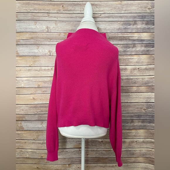 Wilfred Montpellier Waist Turtleneck wool blend sweater XL runs small - Picture 5 of 6